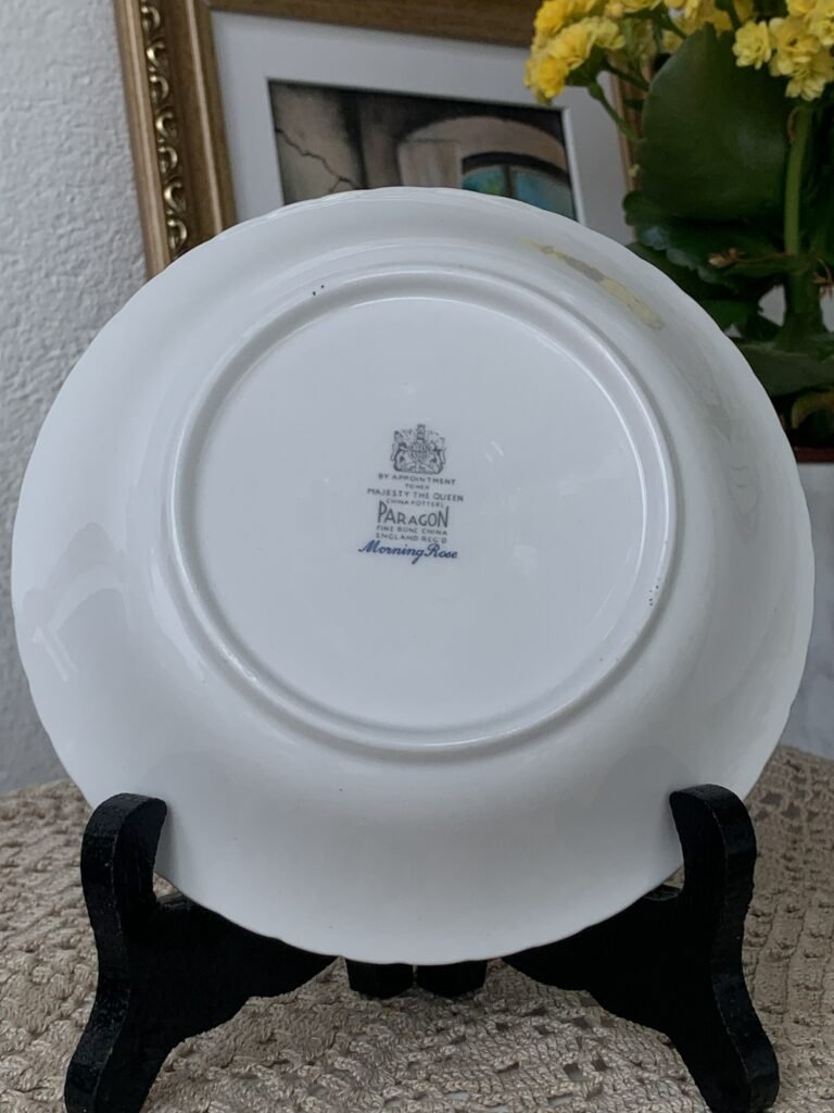Bowl Paragon Morning Rose com Rosa Azul