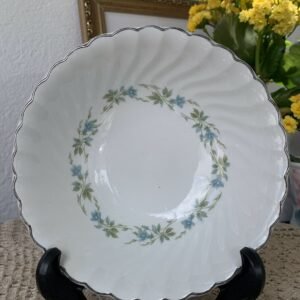 Bowl Johnson Bros com Guirlanda Floral Azul e Verde