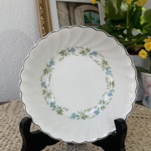Finger Bowl Johnson Bros com Guirlanda Azul e Verde