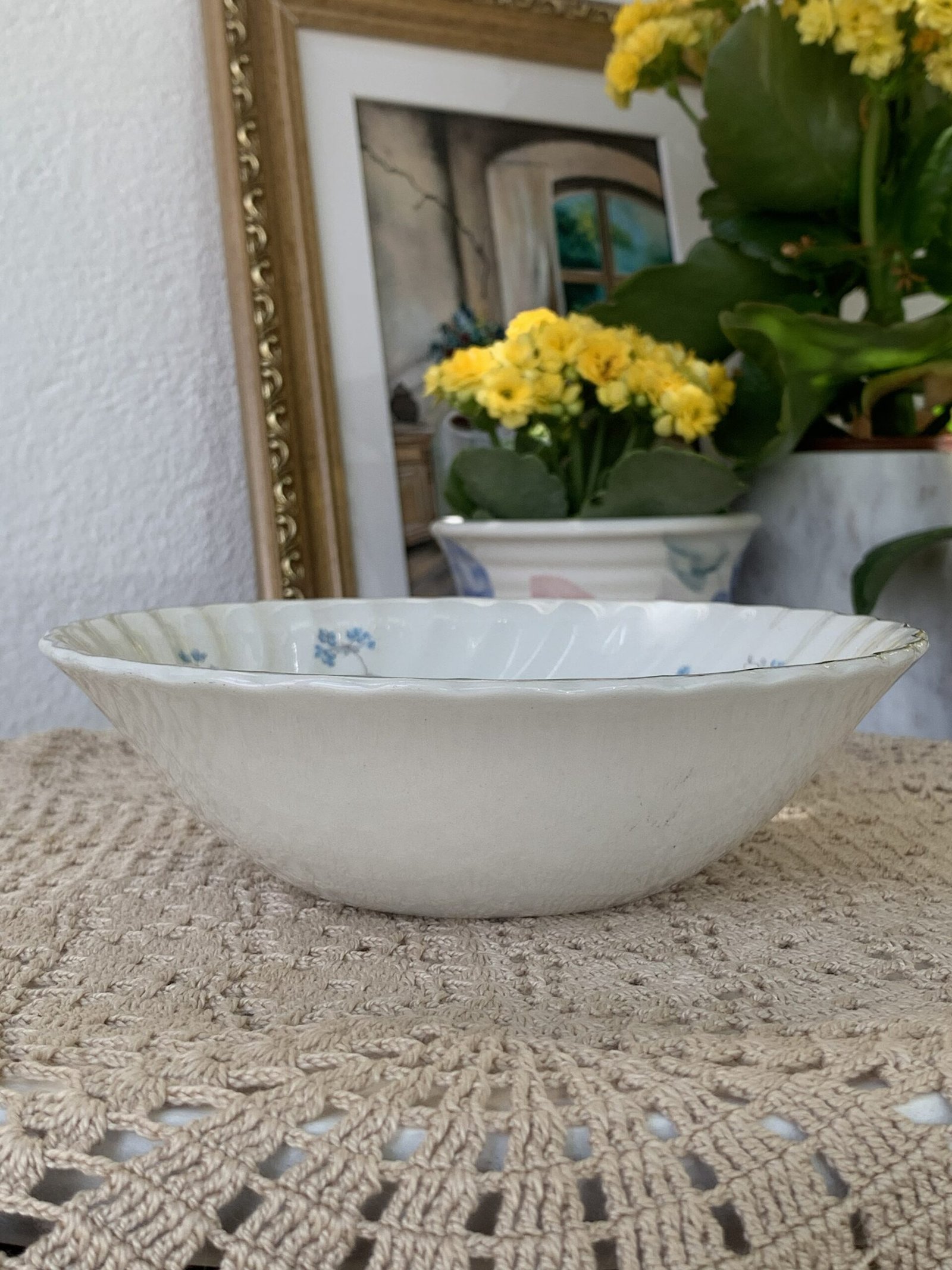 Bowl Johnson Bros com Ramos de Flores Azuis - Imagem 3