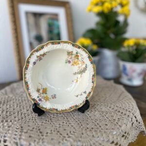 Finger bowl inglês Myott Staffordshire – Floral Vintage