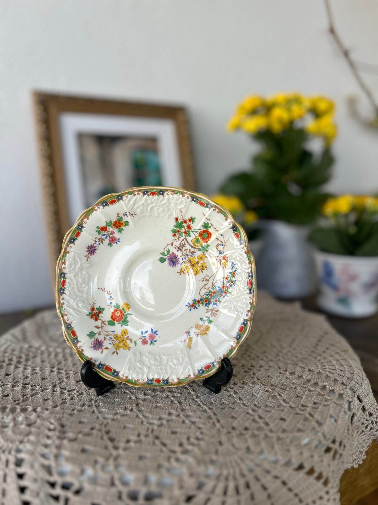 Pires inglês Myott Staffordshire – Floral Vintage - Imagem 1