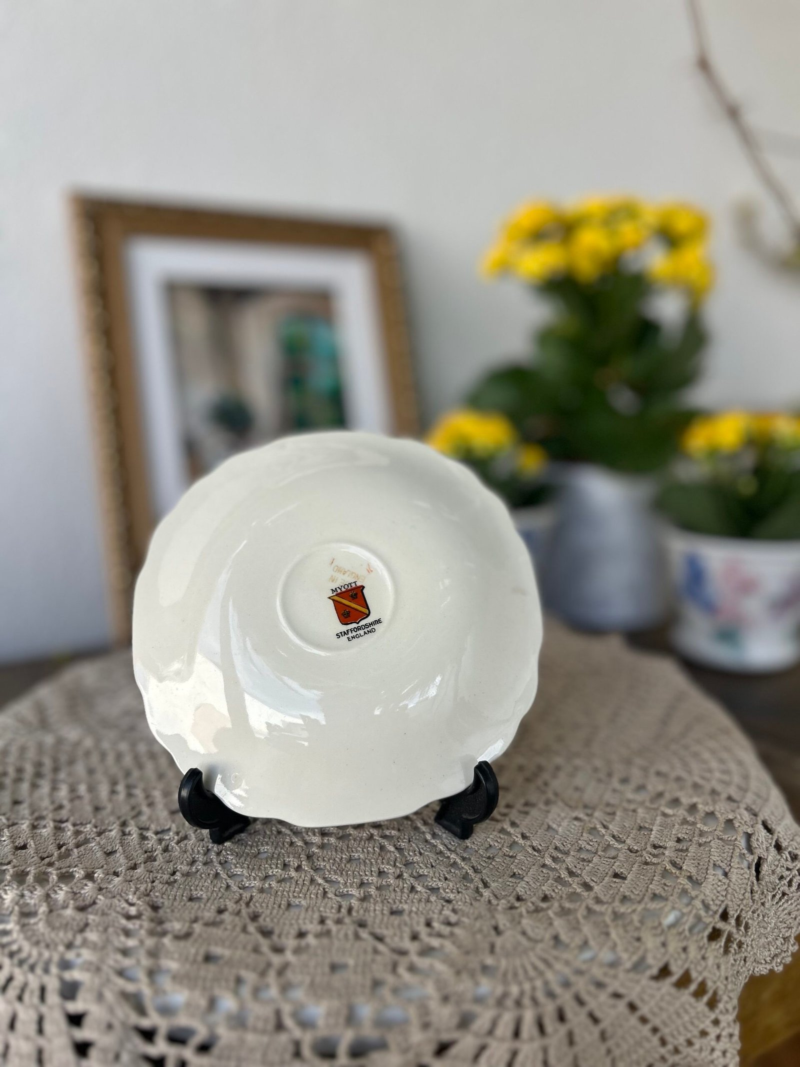 Pires inglês Myott Staffordshire – Floral Vintage - Imagem 2