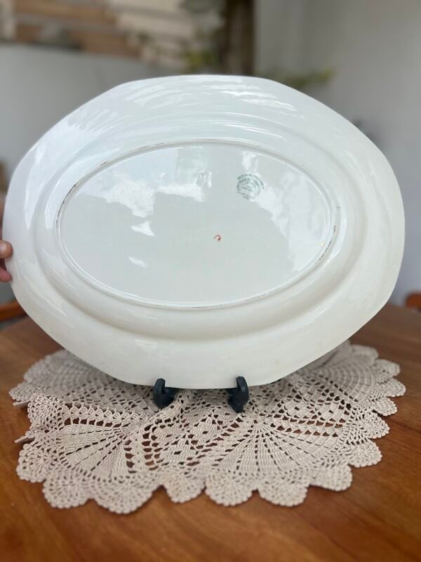 Travessa oval inglesa vintage W. H. Grindley - Imagem 2