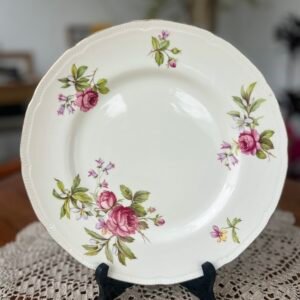 Prato inglês vintage Ridgway Summer Glory com rosas