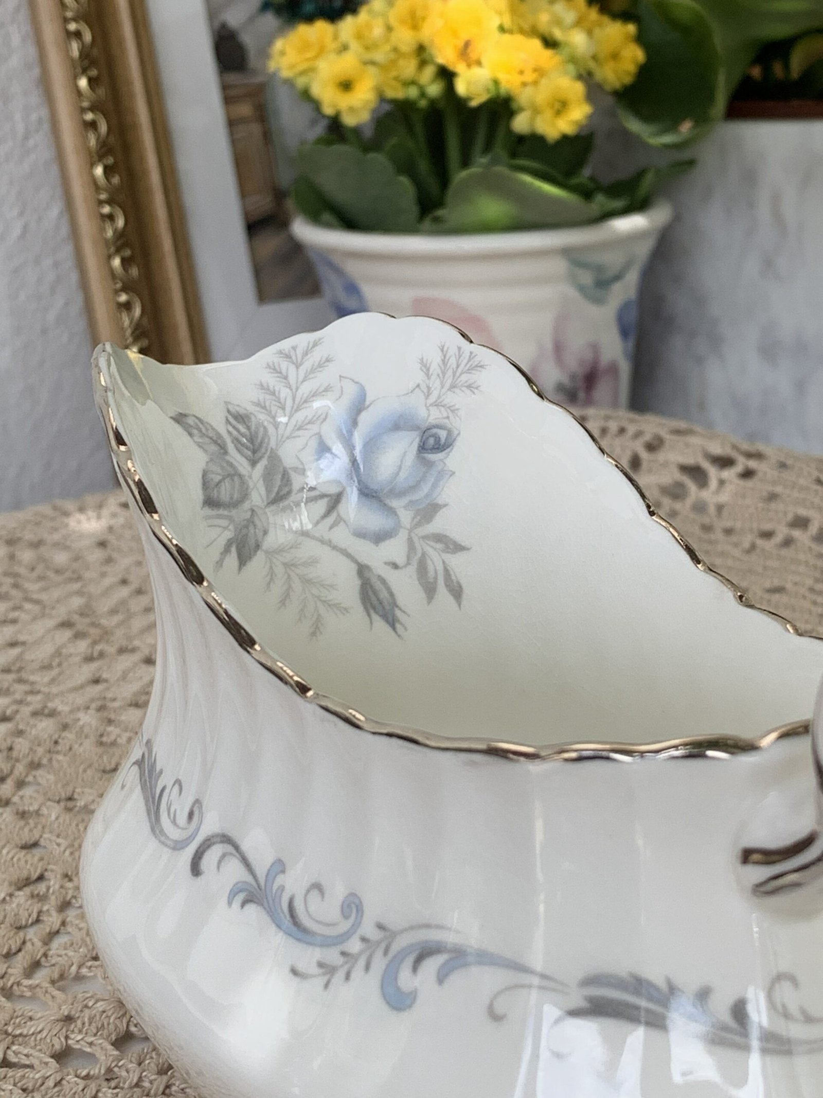 Molheira Paragon Morning Rose com Rosa Azul - Imagem 3