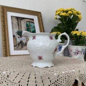 Leiteira Polonesa Wałbrzych com Rosas e Relevos