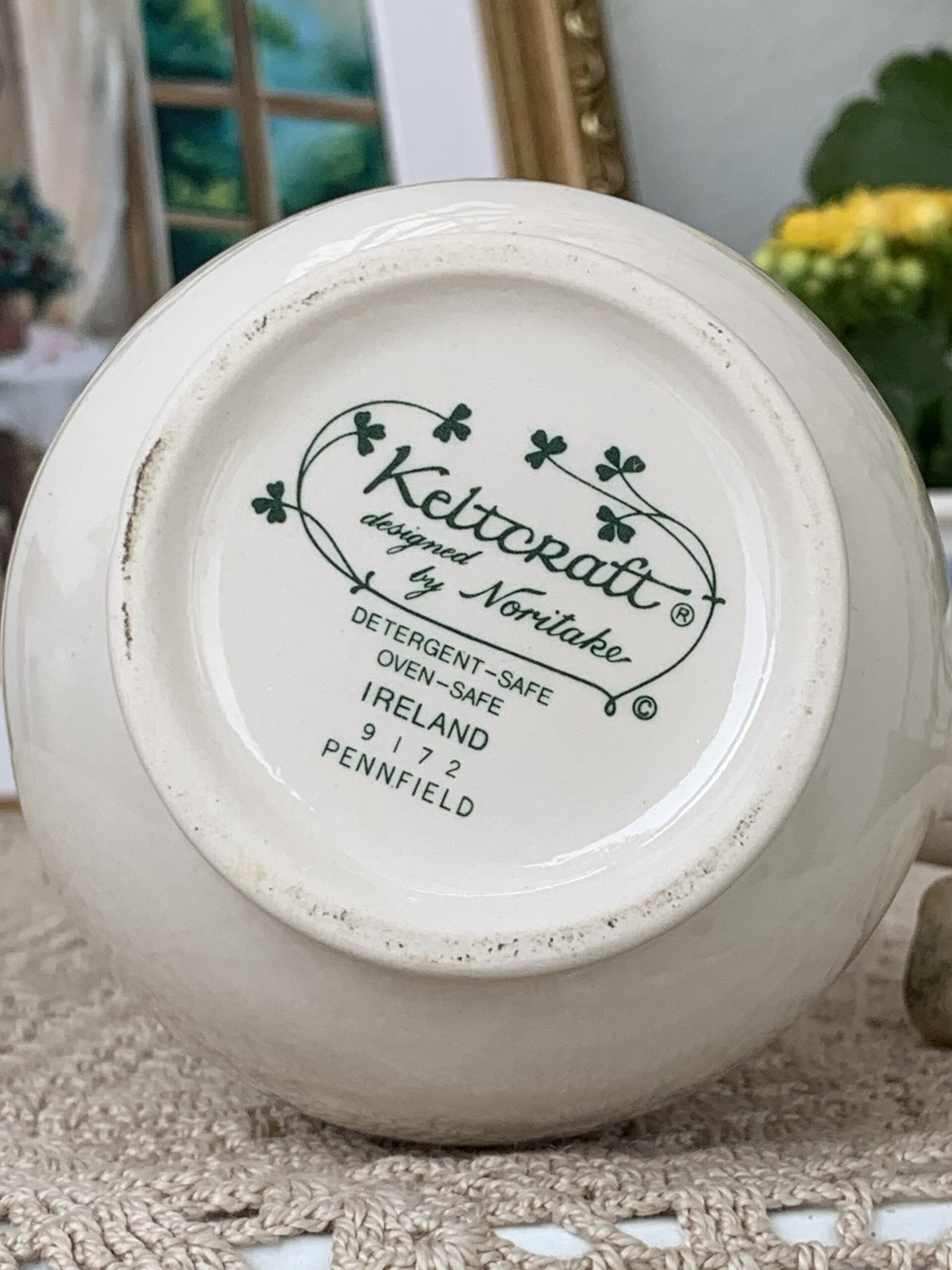 Leiteira Noritake Keltcraft Pennfield com Flores Rosadas - Imagem 3