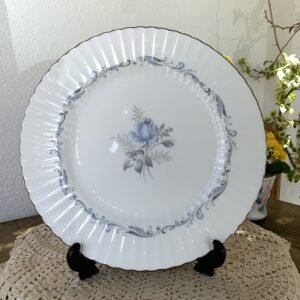 Prato Raso Paragon Morning Rose com Rosa Azul